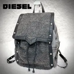 DIESEL スタッズ リュック studs 00s archive ウール 黒