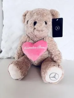 希少♡正規品Mercedes-Benz テディベア ぬいぐるみ ハートチャーム付のサムネイル