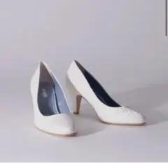 ブライダルシューズ BENIR 7cm Lace Close Toe / WH