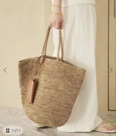 Plage RAFFIA BASKET バッグ　新品未使用タグ付き 新品タグ付き plageプラージュ RAFFIA BASKET バッグ - メルカリ