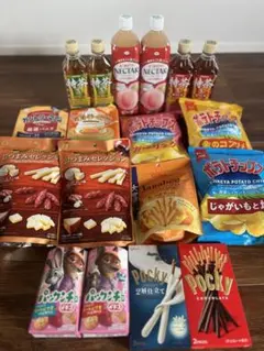 アミューズメント景品 お菓子飲料（特茶他）カップ麺詰め合わせ セット