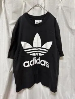 90sOldadidasオールドアディダスtシャツ半袖メンズブラック黒L - メルカリ