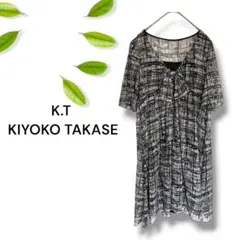 ケーティーキヨコタカセ【9】レディース　ワンピース　インナー付　美品