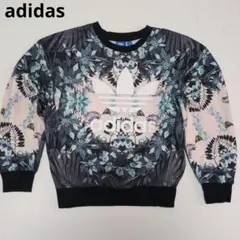 美品　adidas アディダス スウェット　花柄ロマンティックウッズ　ボタニカルのサムネイル