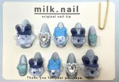 ネイルチップ　ボンボンドロップシール　平成女児　#337