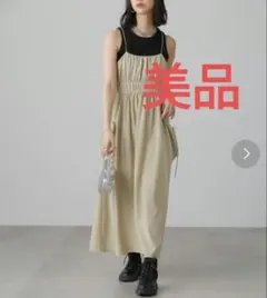 【美品】サイドポケットキャミワンピース FREE'S MART フリーズ マート