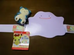 新品 ポケモン プチぬいぐるみ in モンスターボールケース カビゴン おまけ付