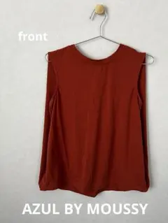 AZUL BY MOUSSY ノースリーブカットソー(Sサイズ)