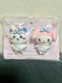 ちいかわ×サンリオキャラクターズ ブローチ ハチワレ マイメロディ