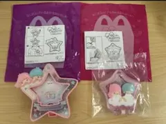 リトルツインスターズ マック　ハッピーセット キキララ ミラー ネームクリップ