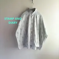 美品】STAMP AND DIARY ドルマリンブラウス 七分袖 グレージュ - メルカリ