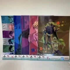 ジョジョ　一番くじ　K賞　クリアポスター　5枚セット