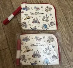 JAL 東京ディズニーリゾート コインケース付パスケース