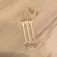 ダーツ Lシャフト クリア 370 シャンパンリング セット