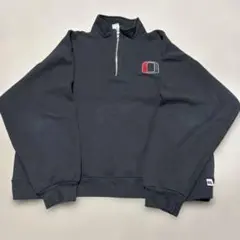 Russell Athletic ハーフジップトレーナー 黒