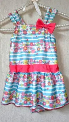 futafuta★女の子ワンピース水着★ 青とピンク