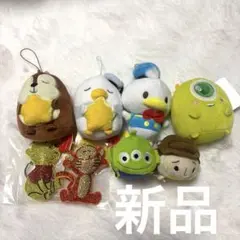 新品 ディズニーぬいぐるみキーホルダーまとめ売り