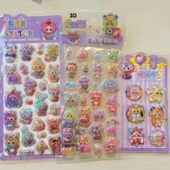 お買い得！ベビースリー3枚セット♡ウォーターシール、ボンボンドロップシール風