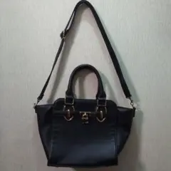 ❤再度、大幅お値下げ!!❤【美品】2WAYバッグ　ハンドバッグ　ブラック