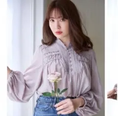 herlipto Easy to Love Blouse ブラウス Her lip to - herlipto シャツEasy to Love Blouseブラウスの通販 by