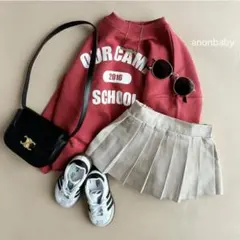 韓国子供服　OUR anonbaby ロゴトレーナー　スウェット　130 140