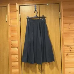 【UNITED ARROWS】フレアスカート【ネイビー】