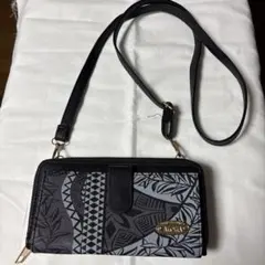 kahikoハワイアン柄 スマホショルダーバッグ ウォレット機能付きのサムネイル