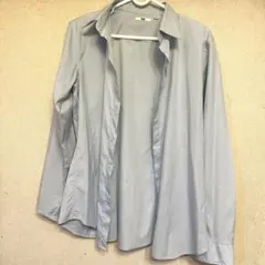 UNIQLO ライトブルー 長袖シャツ XL