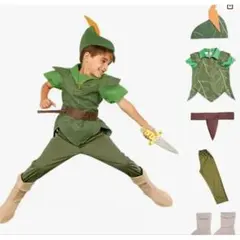 ◇ピーターパン コスプレ ディズニー ハロウィーン 男の子 衣装 仮装 ハロウィ