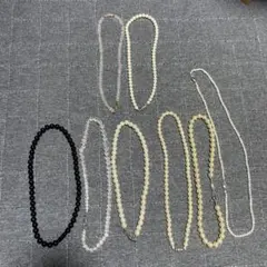 パール ネックレス まとめ売り 8点