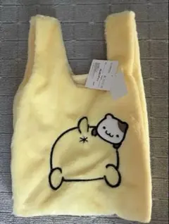 ポムポムプリン、マフィン　おしり　ふわふわバッグ　手提げバッグ