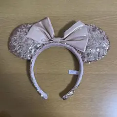 【最終セール】ミニー耳カチューシャ スパンコール ピンク