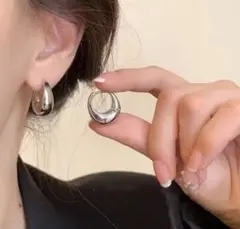 金属アレルギー ピアス シンプルフープ ステンレス ☆人気☆