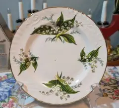 ハマースレイ　すずらん　ディナープレート　① ハマースレイ B すずらん ディナープレート アンダープレート