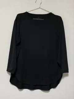 無印良品　ブラック 長袖 シャツ