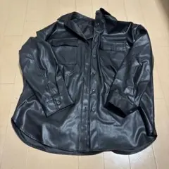 GU レザーシャツジャケット XLサイズのサムネイル