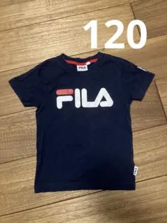 FILA キッズ Tシャツ ネイビー 120cmのサムネイル