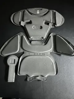 【新品】bikke リアチャイルドシートクッション　ダークグレーのサムネイル