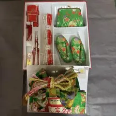 要事前確認 3歳 七五三 小サイズ 結び帯 はこせこセット 美品 287mll