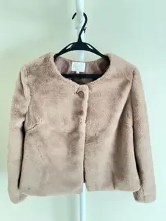 【新品】　上品なgrove ファーコート　ジャケットのサムネイル