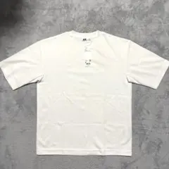新品タグ付き★UNIQLO UエアリズムコットンオーバーサイズTシャツホワイトM