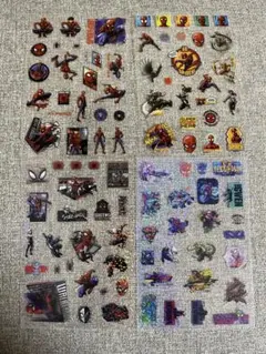 スパイダーマン　シール ステッカー セットのサムネイル