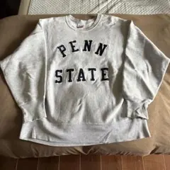 Lee PENN STATE スウェット グレー　クロスグレイン