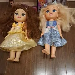 ディズニー プリンセス 美女と野獣 ベル シンデレラ ドール 人形 フュギュア