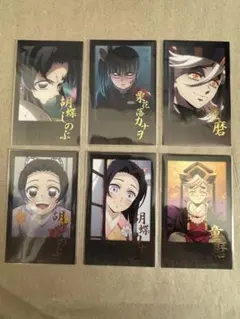 鬼滅の刃 無限城編 ダイニング チェキ風ブロマイド 6種コンプセット