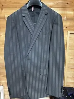 グレーストライプ メンズスーツセットアップ／94 A6 ウエスト85cm