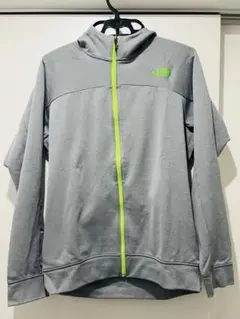 THE NORTH FACE フルジップ フード付きパーカー グレー
