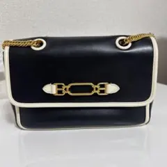 BALLY レザー チェーンショルダーバッグ バイカラーのサムネイル