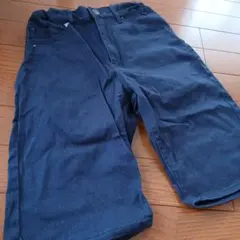 ネイビー ハーフパンツ ウエスト調整可能