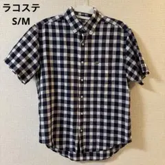 LACOSTE ラコステ 半袖シャツ チェック メンズ　S/Mのサムネイル